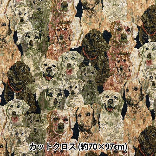 生地 『ゴブランカットクロス 約70cm×97cm CGB2401SH-10