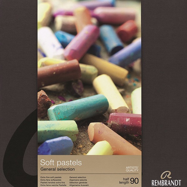画材 『ソフトパステル 90色 ハーフサイズ 紙箱入り T300C90.5