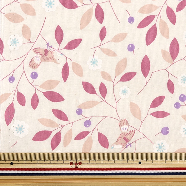 数量5から】 生地 『スケア リーフ柄 ピンク AP4720-2A』 生地,柄から