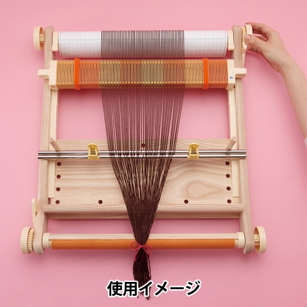 手織りセット 『手織り機 咲きおり 40cm (30羽セット) 57-950』 Clover