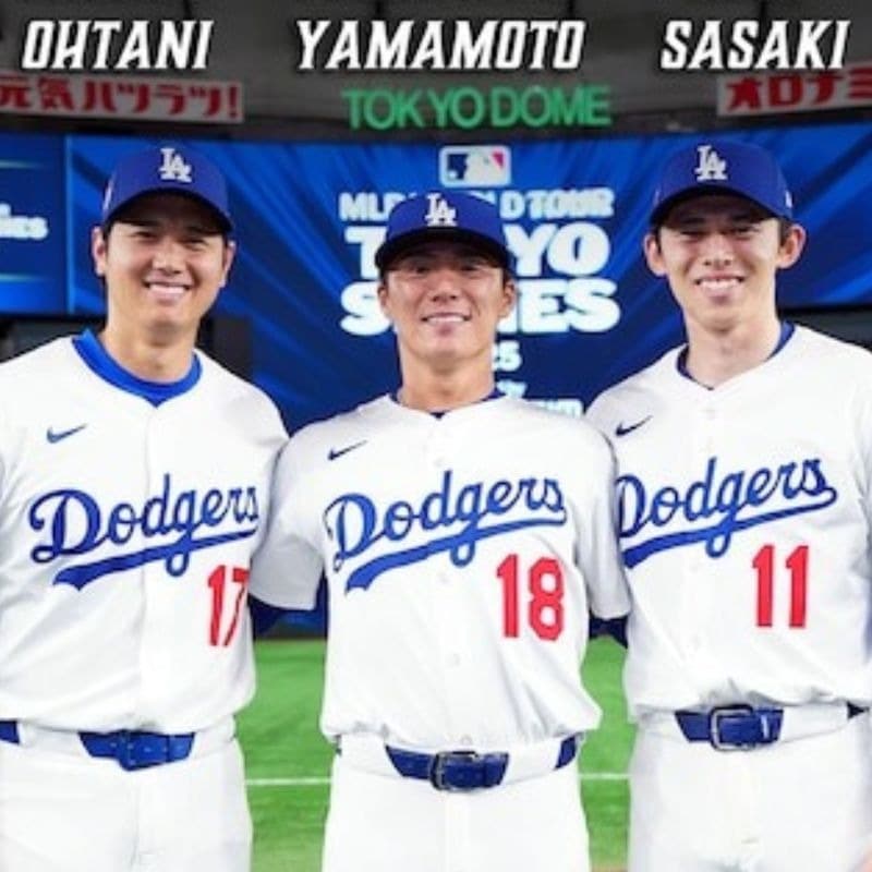 大谷翔平＆山本由伸＆佐々木朗希 東京シリーズ記念コイン 日本人選手