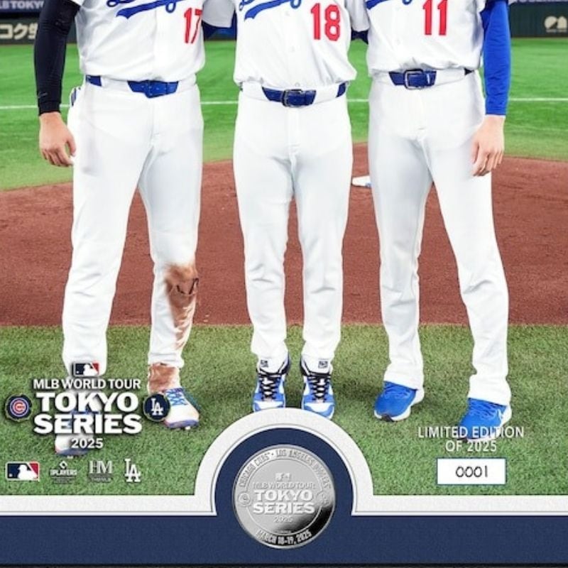 大谷翔平＆山本由伸＆佐々木朗希 東京シリーズ記念コイン 日本人選手