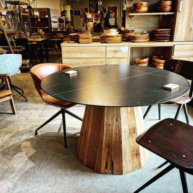 USING Y563 セラミック円形ダイニングテーブル | テーブル,ダイニング