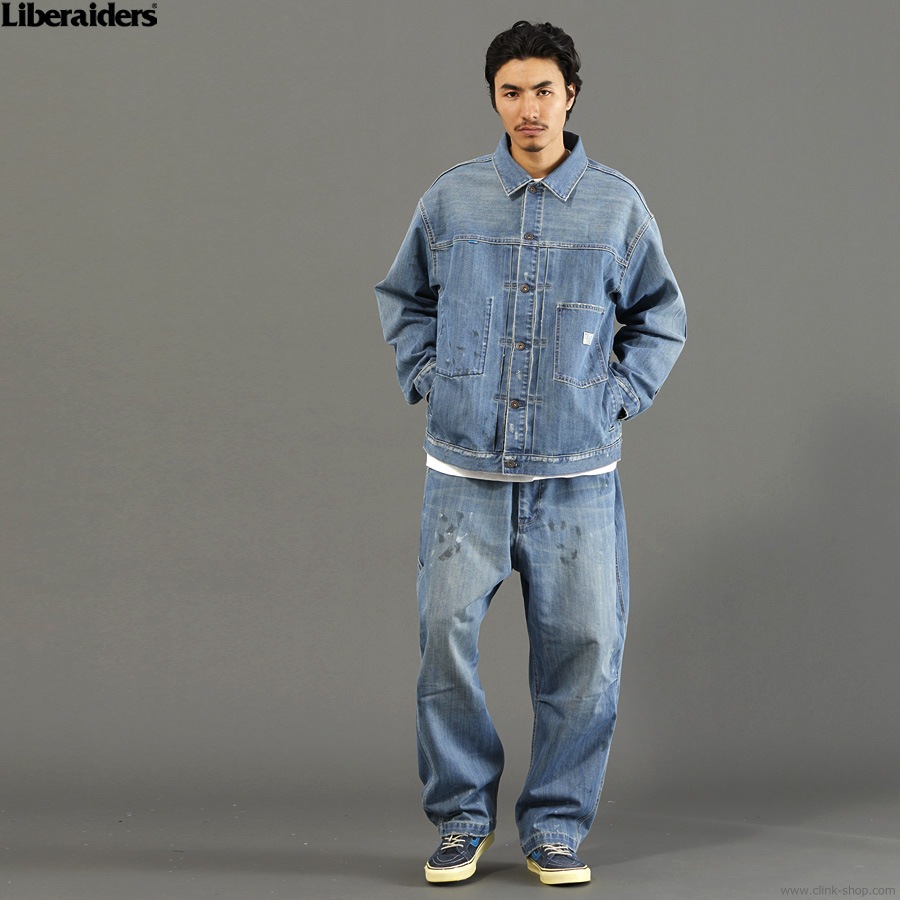 CLINK｜LIBERAIDERS BLEACHED DENIM JACKET (INDIGO) #75009｜東京
