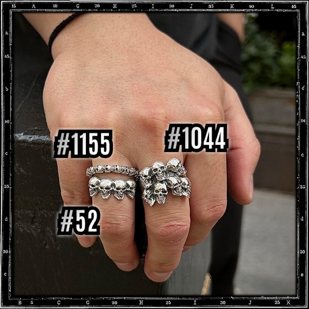 4 SKULLS RING | クレイジーピッグ公式オンラインストア リング,スカル