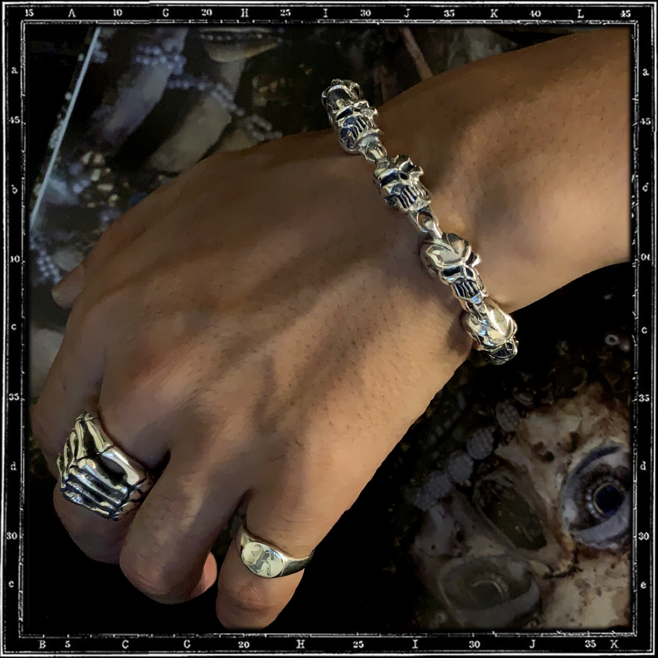 GRIN SKULL BRACELET | クレイジーピッグ公式オンラインストア