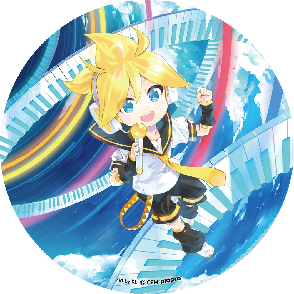 キャラパブ | 初音ミク 16th | コースターパブミラー 鏡音レン (Art by