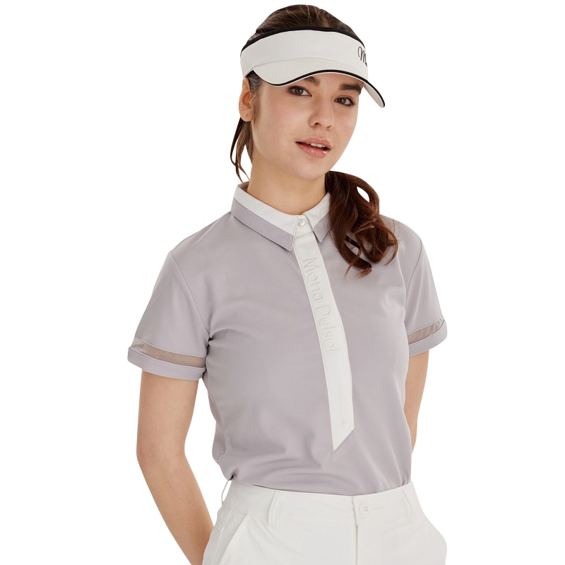 ネクタイ風ポロシャツ | MONA DELSOL | DELSOL GOLF