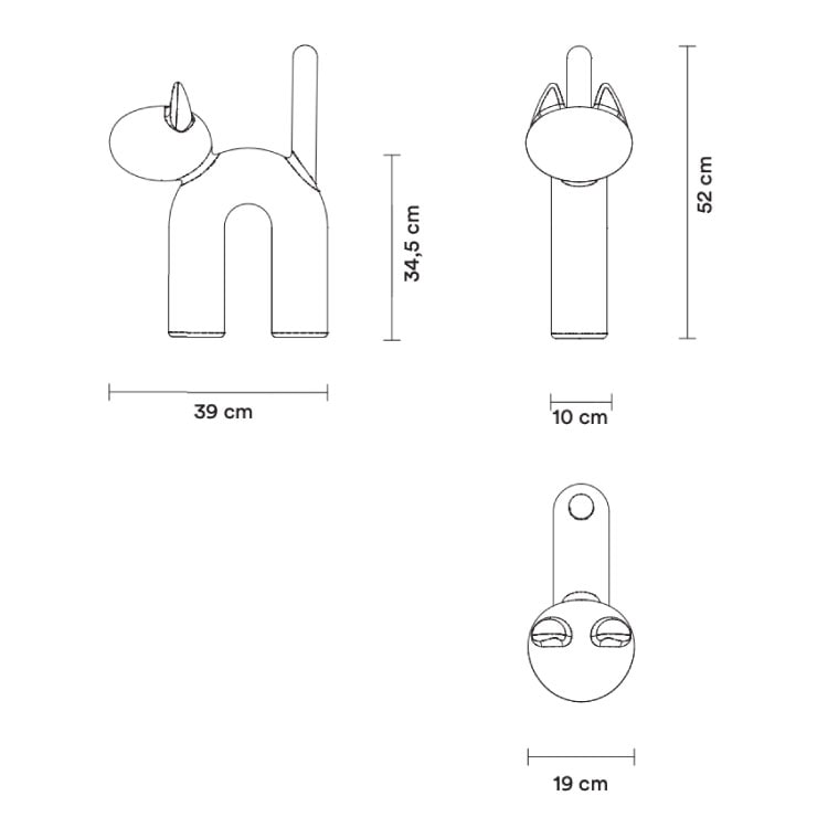 キャット オブジェ ビッグ キス 