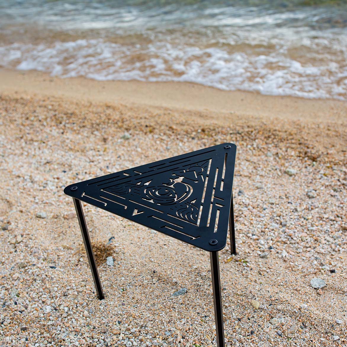 デバイスワークス 三角アイアンテーブル SANTE アナキャン デバイス