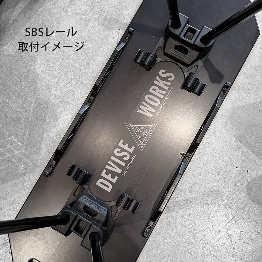DEVISE DECK ブラック紋章 | DEVISE WORKS | キャンプ用品