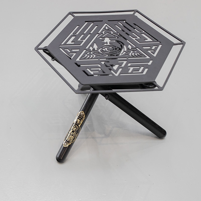 焚き火サイドスタンド KURO脚タイプ | DEVISE WORKS | キャンプ用品