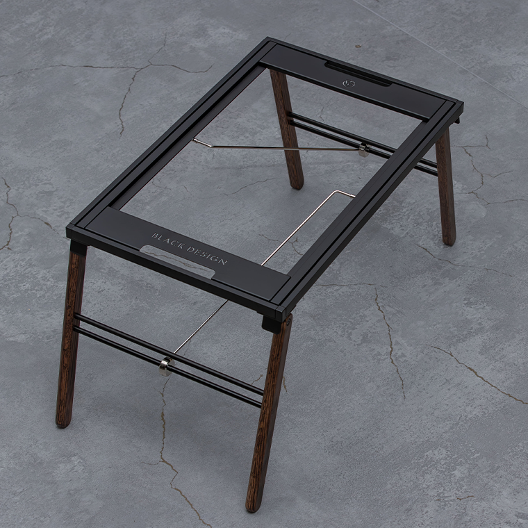 BLACK DESIGN 大和本体+treeアイアン柄2枚 | DEVISE WORKS | キャンプ用品