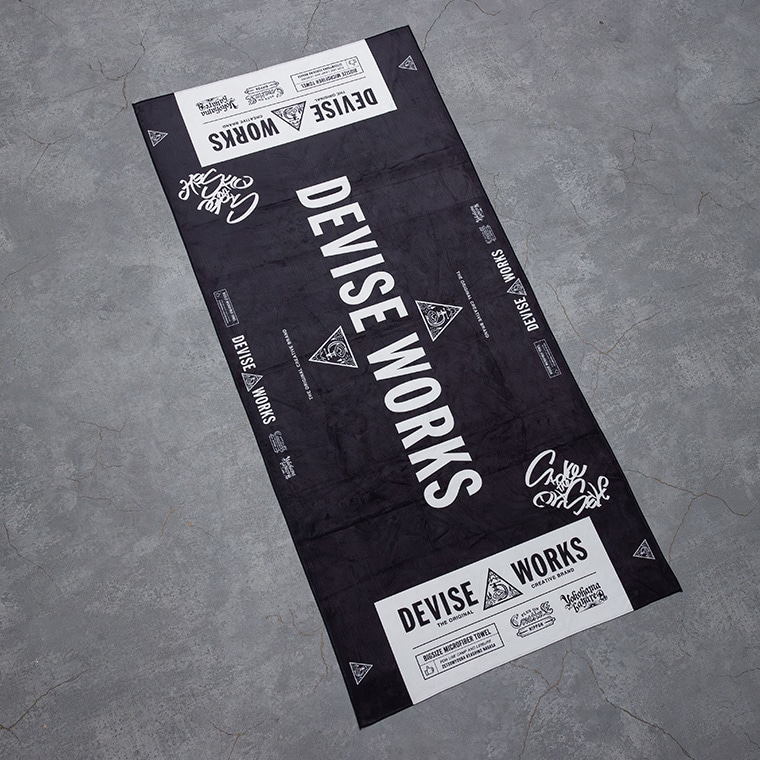 NEWロゴ コット用ビッグタオル | DEVISE WORKS | キャンプ用品