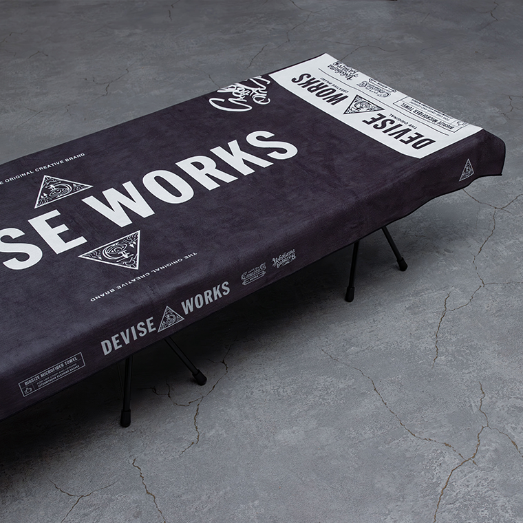 NEWロゴ コット用ビッグタオル | DEVISE WORKS | キャンプ用品