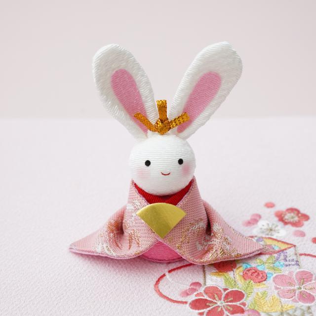 西陣織 小さなうさぎのお雛様 FOUREGRACEオリジナル ｜ 四季折々の