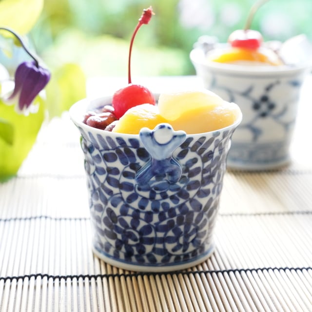 波佐見焼 蛸唐草一閑人煎茶・そば猪口 ｜ 四季折々のおしゃれな和食器