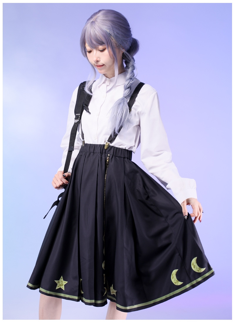 月の輪サスペンダーキュロット ｜ Favorite