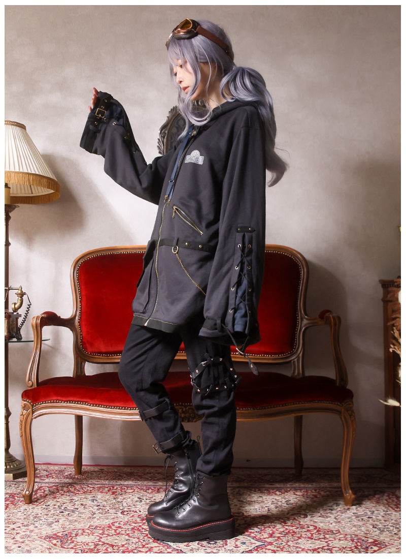 月の歯車機工士ハイネックパーカー ｜ Favorite