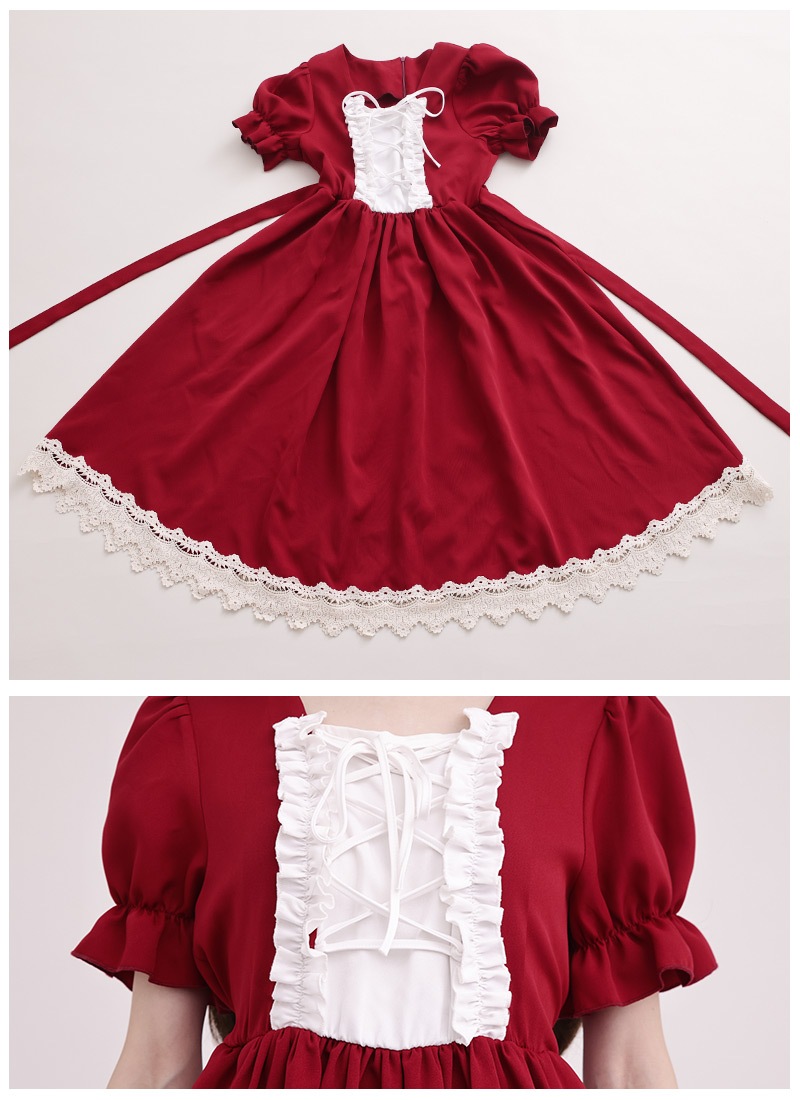 赤ずきんとおおかみの童話ワンピースセット ｜ Favorite