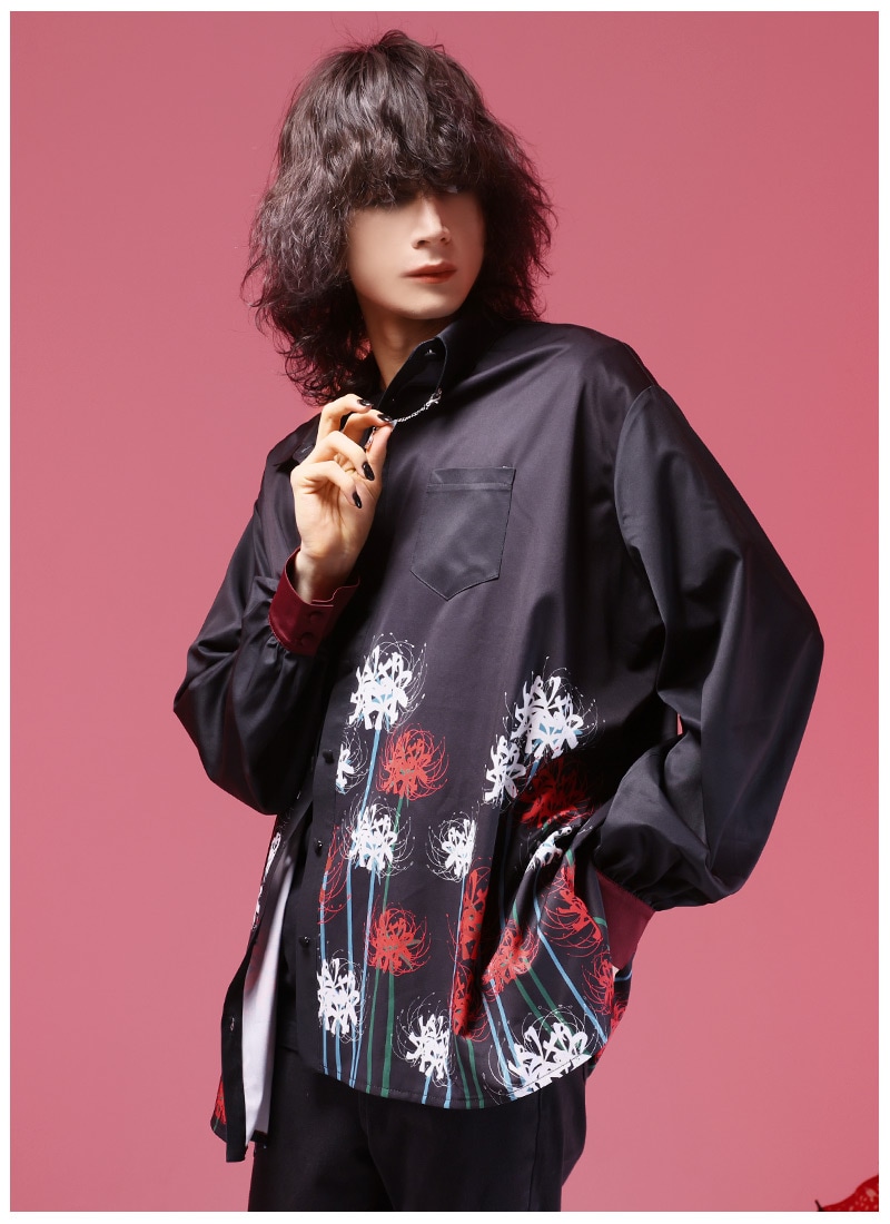 一面に咲く彼岸花シャツ ｜ Favoriteオリジナル