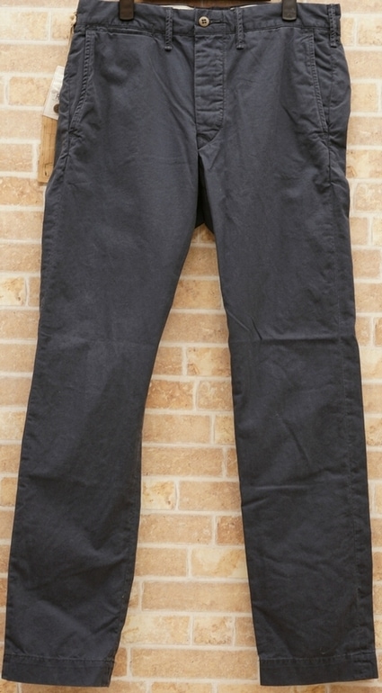 ダブルアールエル) RRL スリムフィット オフィサーズ チノ フェイデド