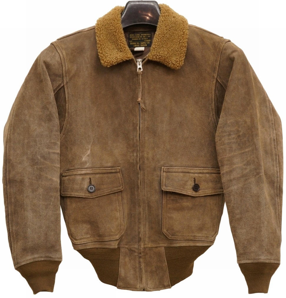 ダブルアールエル) RRL 世界150着 限定 ゴート スウェード レザー