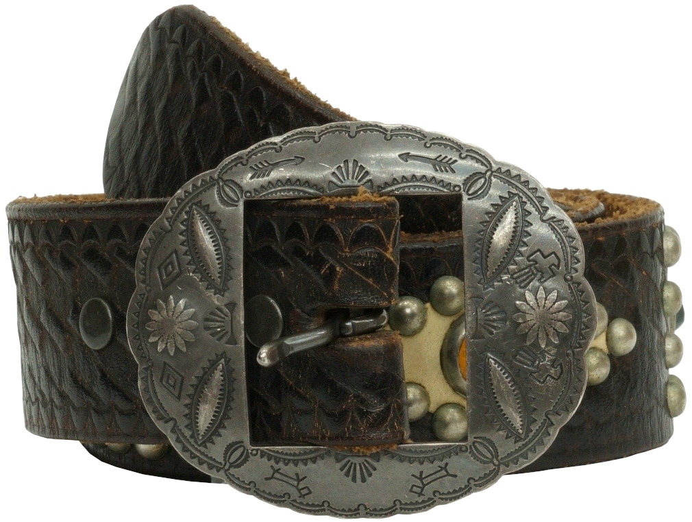 ダブルアールエル) RRL 旧作 イタリア製 Garrett レザー ベルト