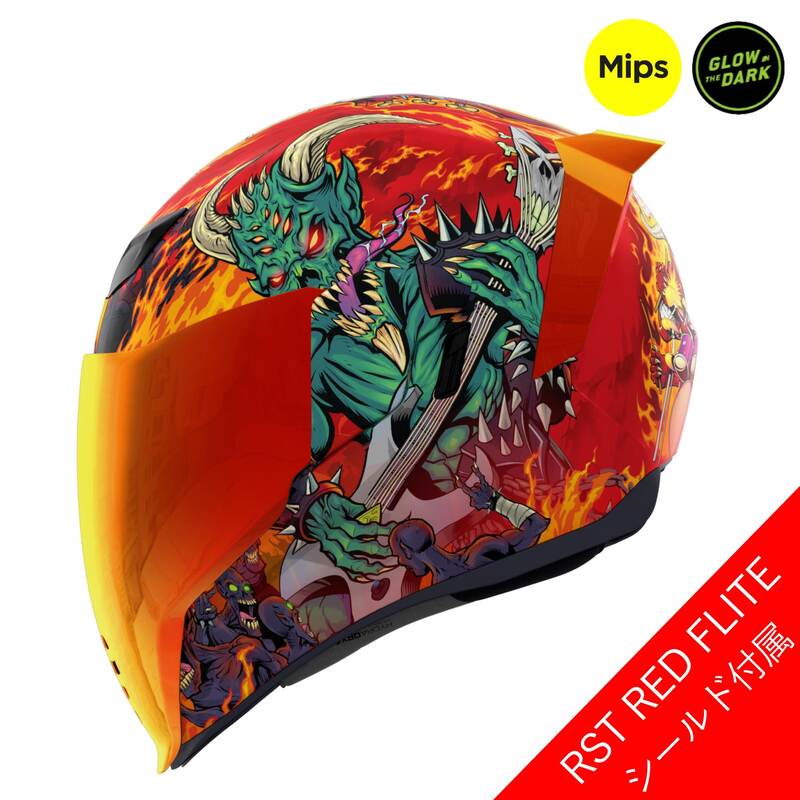 ICON（アイコン）エアーフライト グラフィック ヘルメット