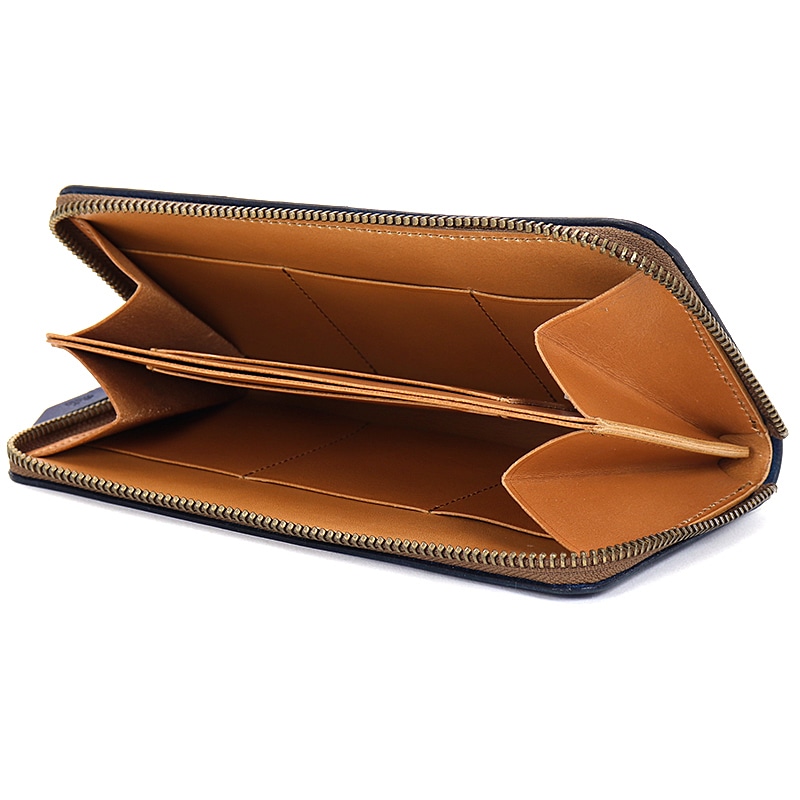 モト MOTO ヌメクロコダイル ジップロングウォレット NUME CROCODILE