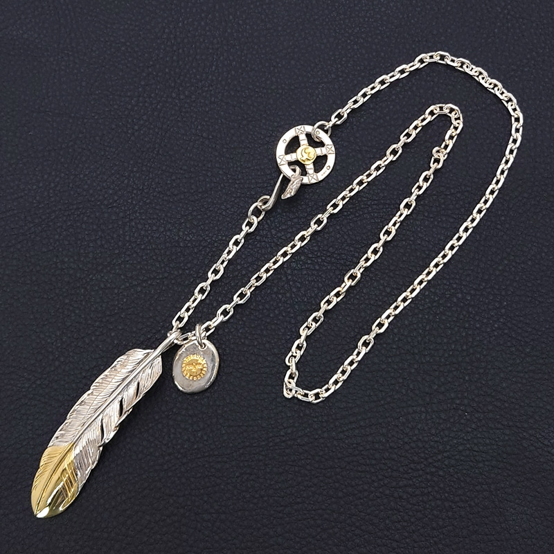 モーター MOTOR FEATHER PENDANT フェザーペンダント ネックレス 0804F