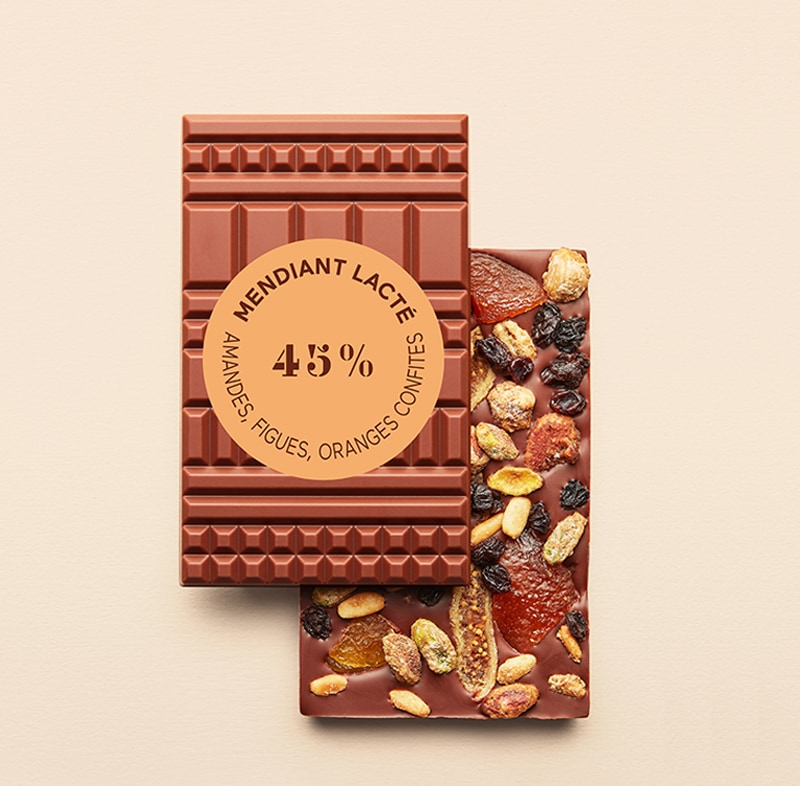 マンディアン オ・レ 45％ アーモンド／イチジク／オレンジコンフィ