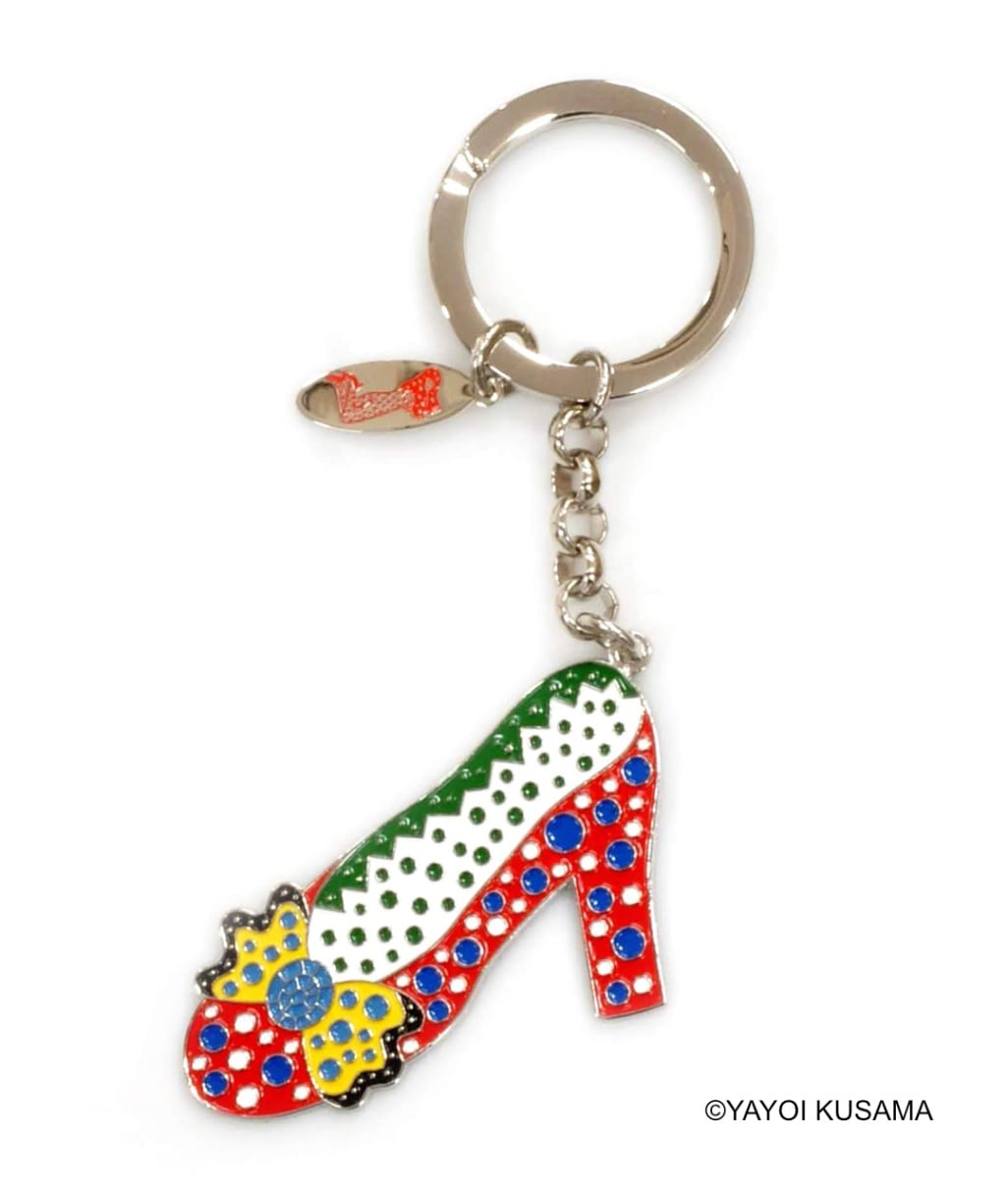 草間彌生 キーリング [ハイヒール]｜ラムフロム - アートグッズ