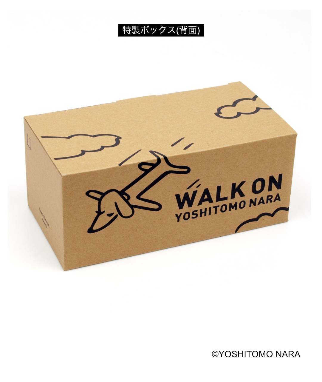 奈良美智 パタパタクロック [WALK ON(ホワイト)]｜ラムフロム - アート