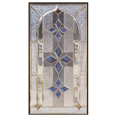 ステンドグラス (SH-A09N) 一部鏡面ガラス 913×480×18mm デザイン 窓