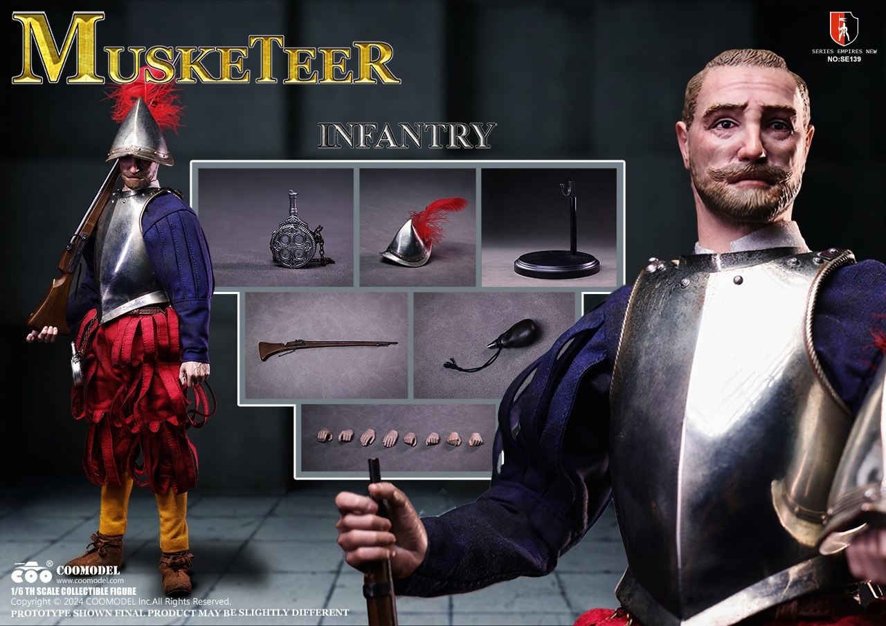 COOMODEL 1/6 帝国シリーズ スパニッシュ コンキスタドール マスケット