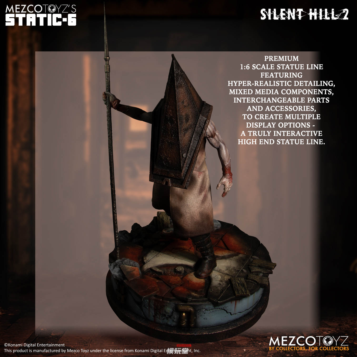 予約 Mezco Toyz 1/6 Static Sixシリーズ サイレントヒル 2 レッド