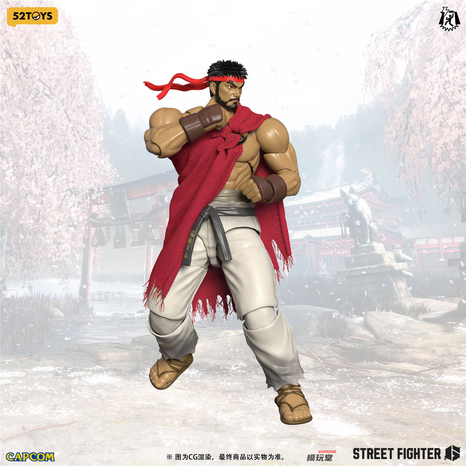 予約 52TOYS 1/12 ストリートファイター 6 リュウ Street Fighter 6