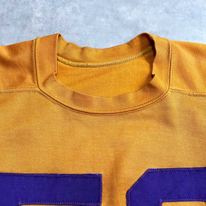 VINTAGE 60'S RUSSELL SOUTHERN FOOTBALL T-SHIRTS MUSTARD/40
