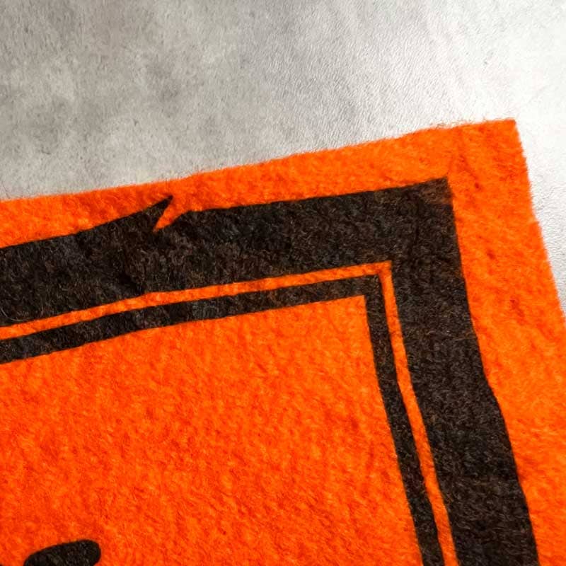 70'S PEANUTS Felt Pennant SNOOPY/ORANGE 70年代 ピーナッツ フェルト