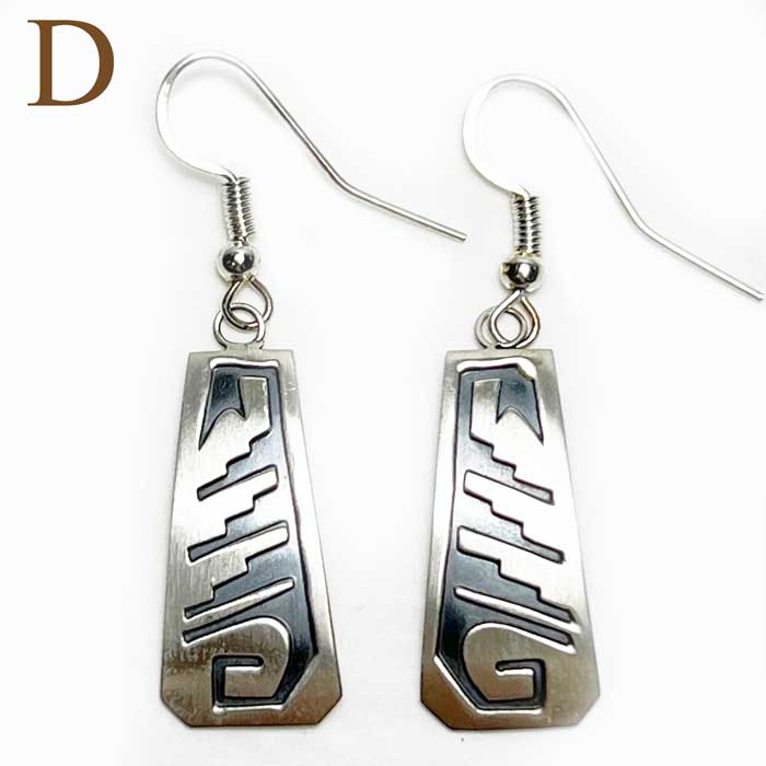 インディアンジュエリー ナバホ族 ホピスタイル オーバーレイ シルバー