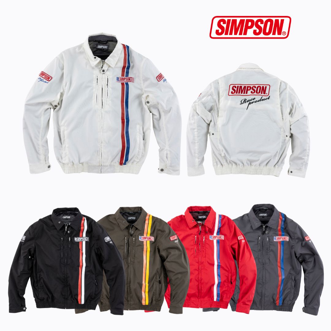 SIMPSON NSM-E03 ライダース スイングトップ 春夏モデル | SIMPSON