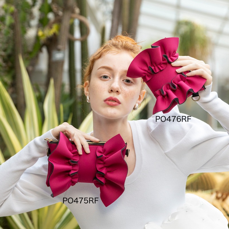 RAPTURE L ネイプルズ ラッフル ポシェットウォレット-Lサイズ-PO475RF