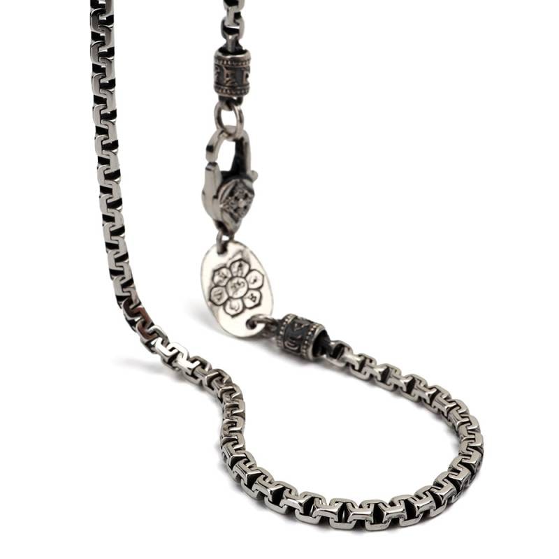 シルバー925 デザインチェーンネックレス [ns214-50cm] | スタイルで