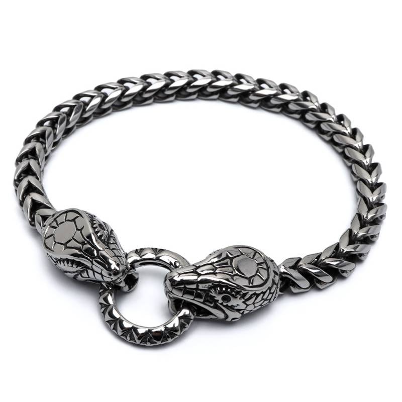 ステンレス 蛇ブレスレット スネーク [b801] | スタイルで探す,迫力