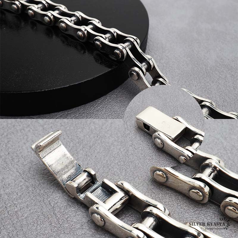 シルバー925 バイクチェーンブレスレット [bs244] | スタイルで探す