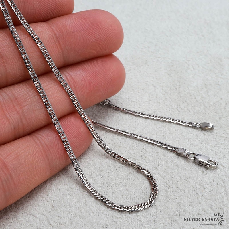 925 6面カットダブル喜平ネックレス 幅2mm [cs053-2mm] | スタイルで