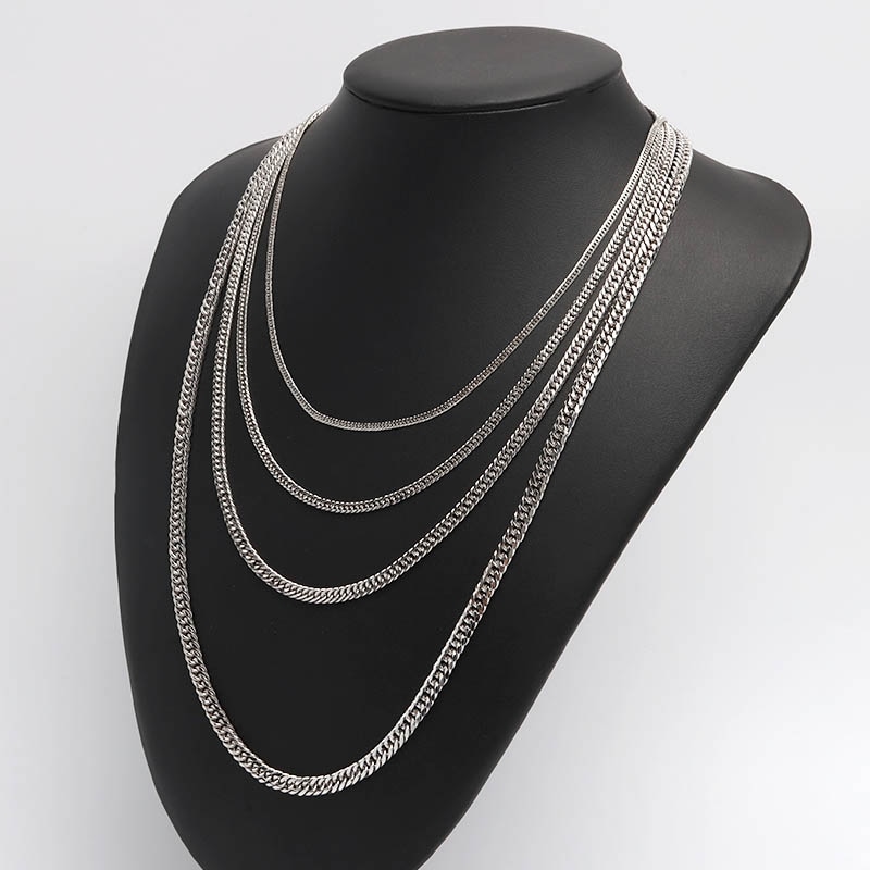 925 6面カットダブル喜平ネックレス 幅2mm [cs053-2mm] | スタイルで