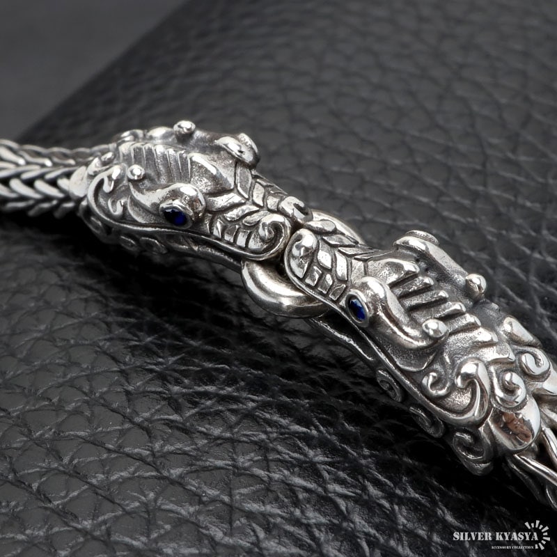 シルバー925 双頭ドラゴンブレスレット [bs257] | スタイルで探す,個性