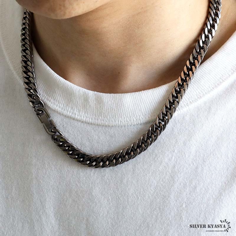 純チタン製 ダブル喜平チェーンネックレス [n1019-s] | ネックレス